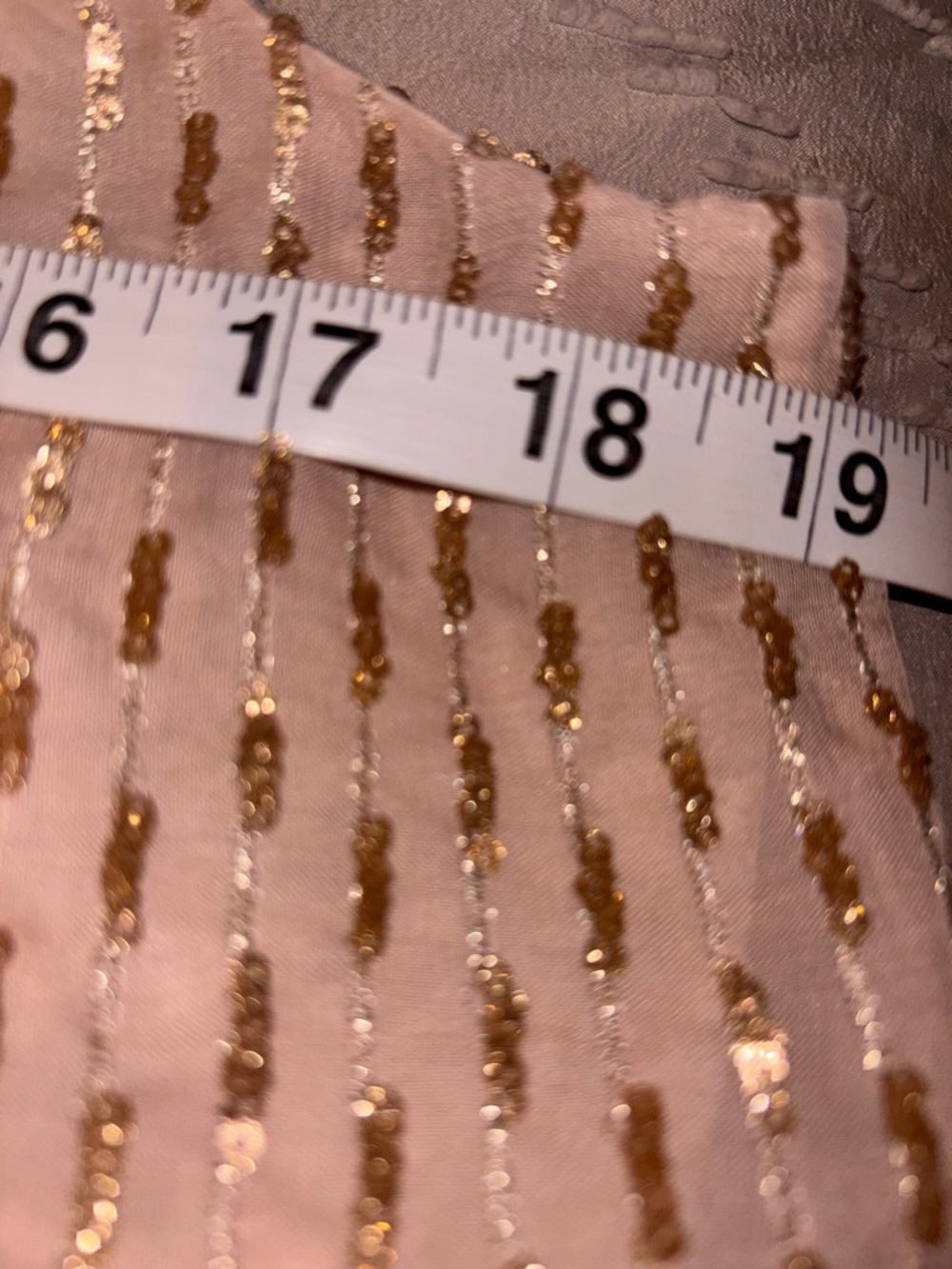Show Me Your Mumu Sequin Halter Mini Dress Blush Gold Small Party Night Out - Picture 7 of 7